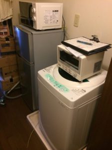 松戸市で冷蔵庫選択の回収を承りました。