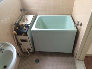 松戸市で風呂釜、浴槽の搬出処分
