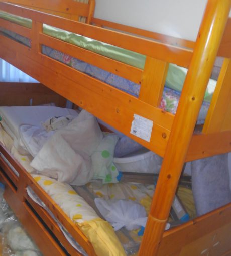 二段ベッド(システムベッド)の解体回収を松戸市松戸のお客様から頂き 